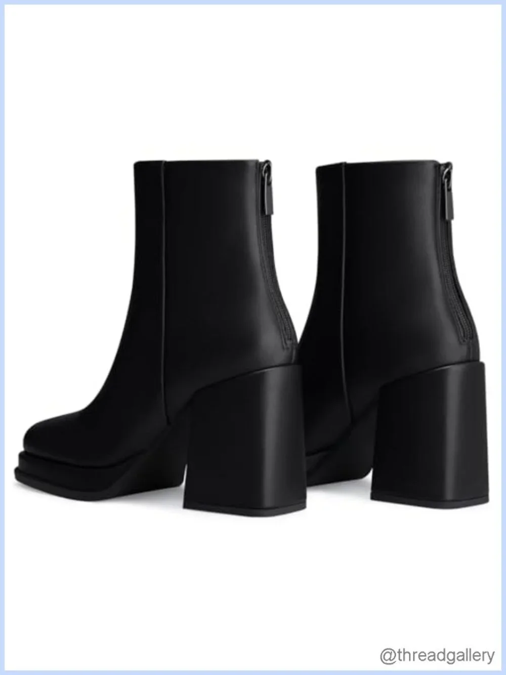 Chunky Platform Ankle Boots for Women - Comfortable Block Heel Bootie